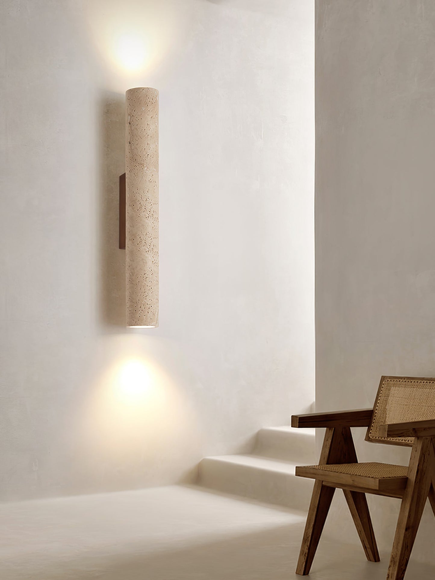 Solis Column Wall Lamp - Modern Design, Adjustable LED Brightness
