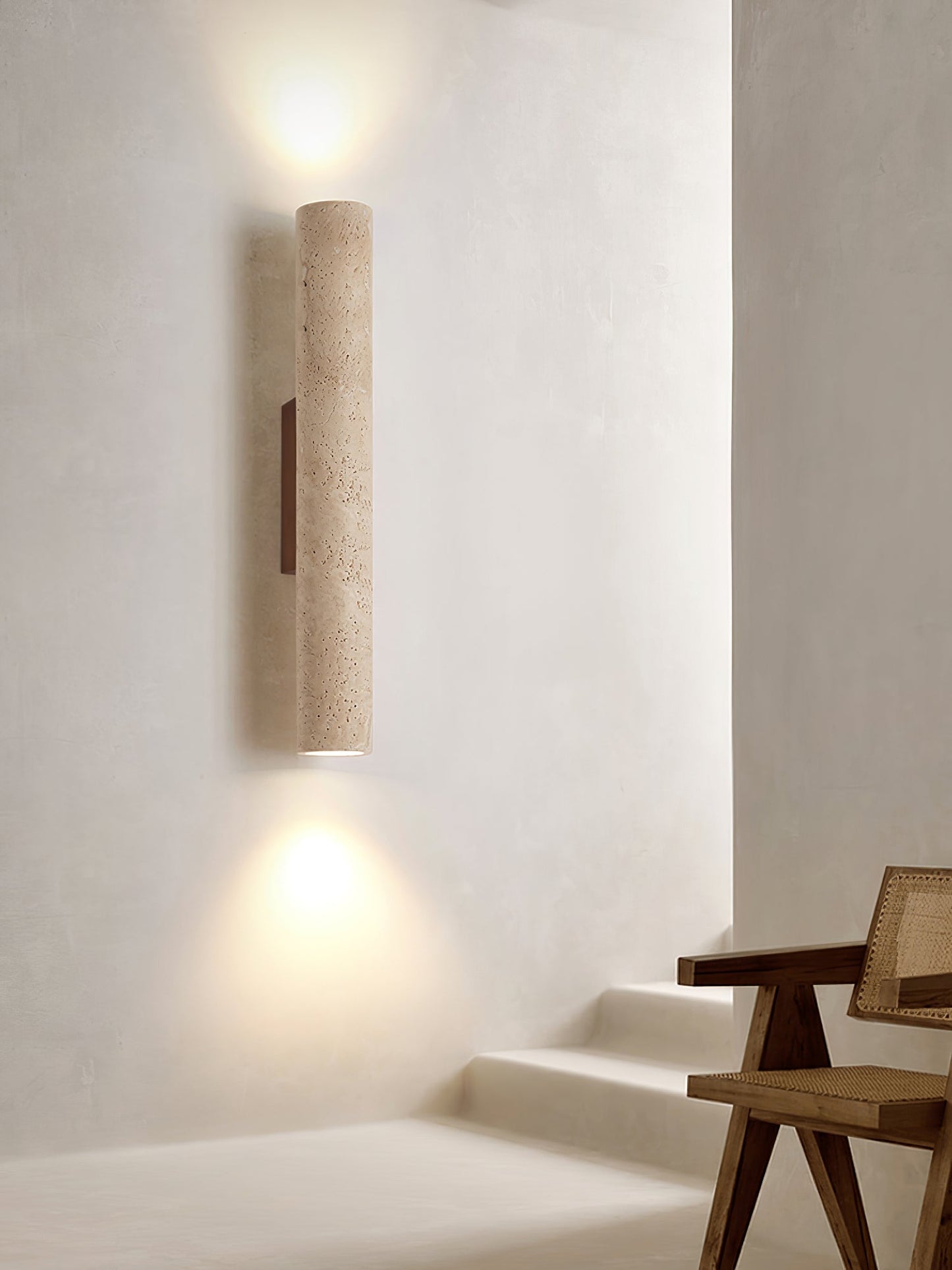 Solis Column Wall Lamp - Modern Design, Adjustable LED Brightness