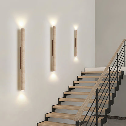 Solis Column Wall Lamp - Modern Design, Adjustable LED Brightness