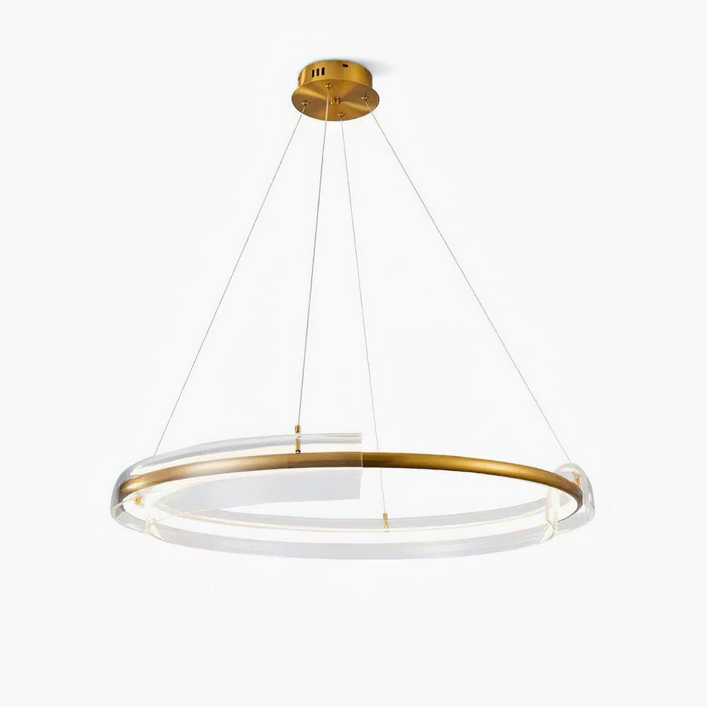 Solstice Modern LED Chandelier with Dimmable Brightness & Sleek Design