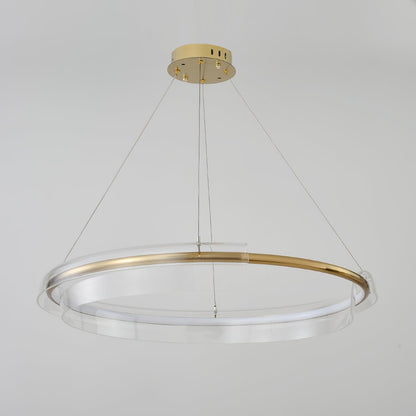 Solstice Modern LED Chandelier with Dimmable Brightness & Sleek Design