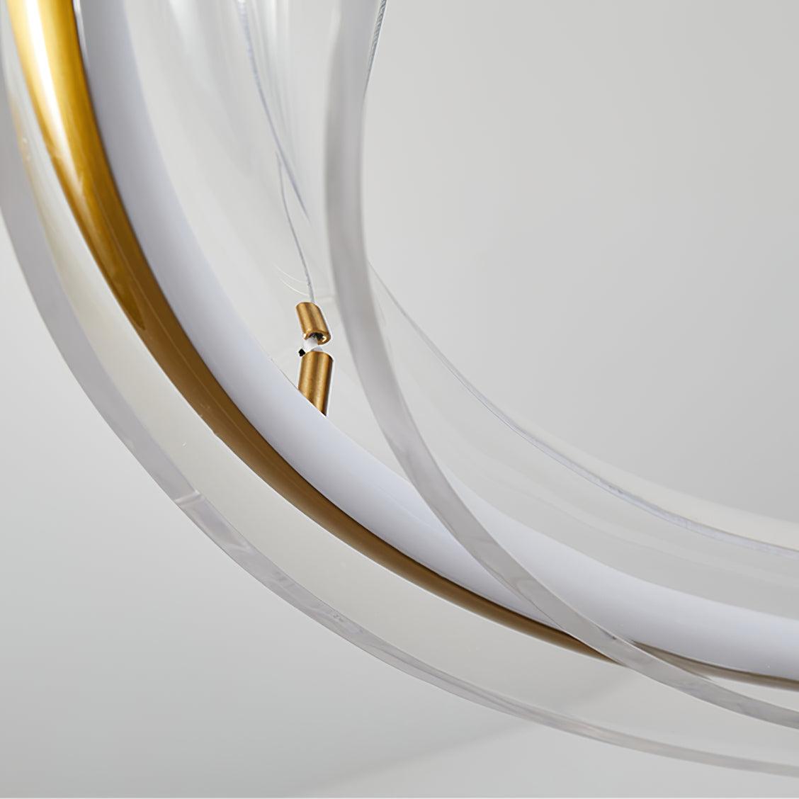 Solstice Modern LED Chandelier with Dimmable Brightness & Sleek Design