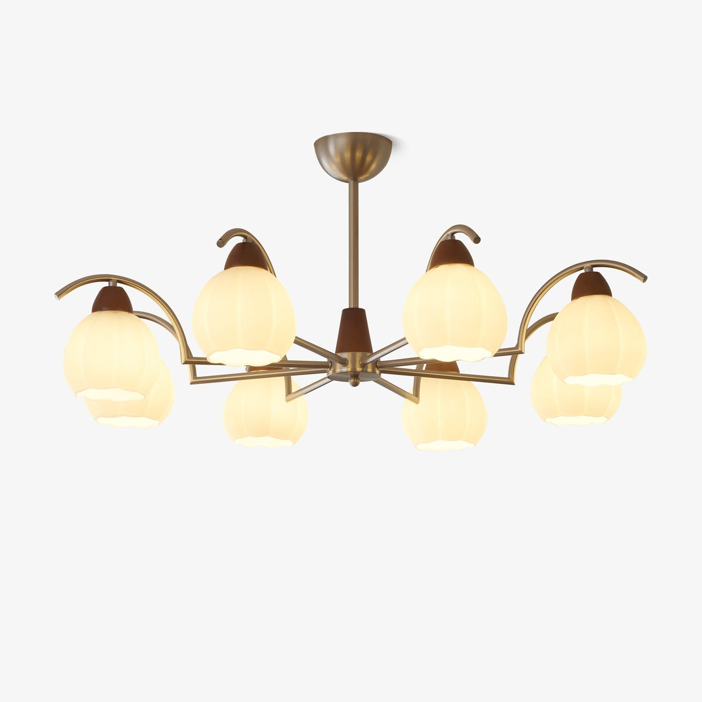 Soluna Bloom Chandelier - Elegant Design with Adjustable Height & LED
