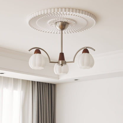 Soluna Bloom Chandelier - Elegant Design with Adjustable Height & LED