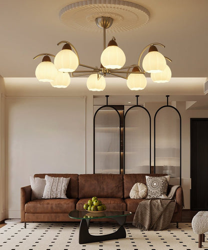 Soluna Bloom Chandelier - Elegant Design with Adjustable Height & LED