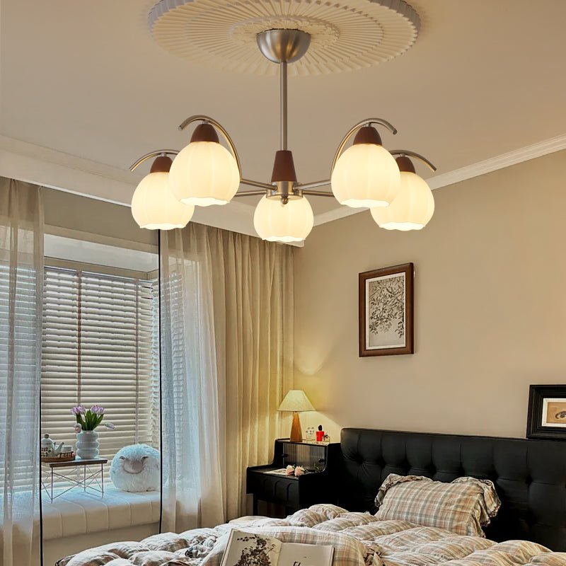 Soluna Bloom Chandelier - Elegant Design with Adjustable Height & LED