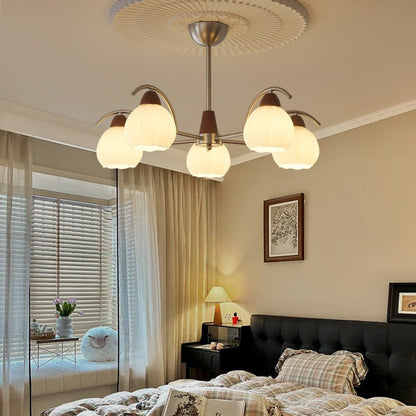 Soluna Bloom Chandelier - Elegant Design with Adjustable Height & LED