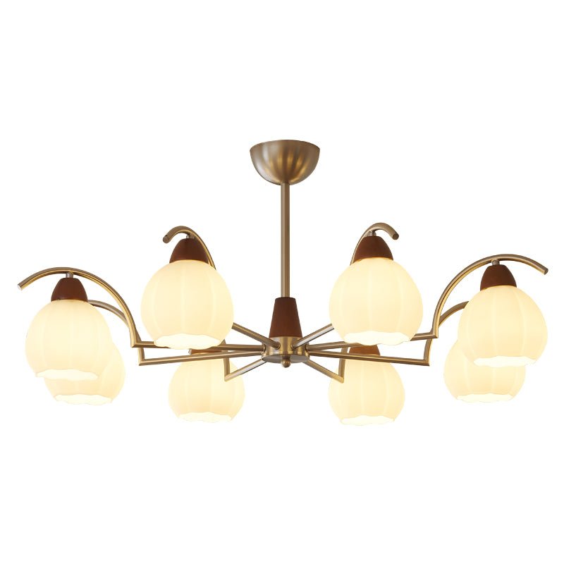 Soluna Bloom Chandelier - Elegant Design with Adjustable Height & LED
