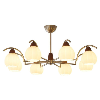 Soluna Bloom Chandelier - Elegant Design with Adjustable Height & LED