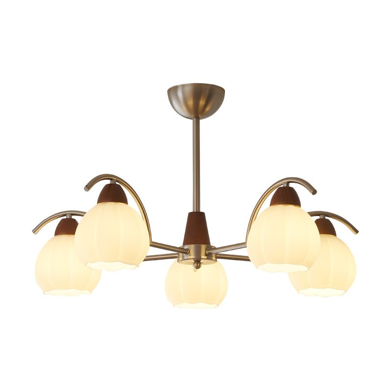 Soluna Bloom Chandelier - Elegant Design with Adjustable Height & LED