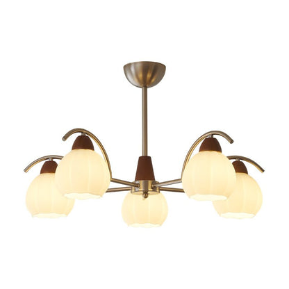 Soluna Bloom Chandelier - Elegant Design with Adjustable Height & LED