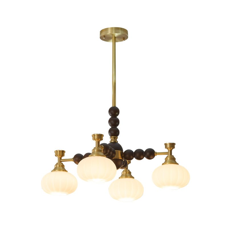 Solviento Modern Chandelier - LED Illumination & Adjustable Height