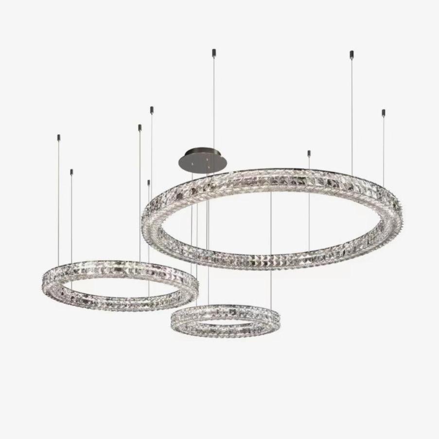 Spiridon Chandelier - Elegant Lighting Fixture with Adjustable Brightn