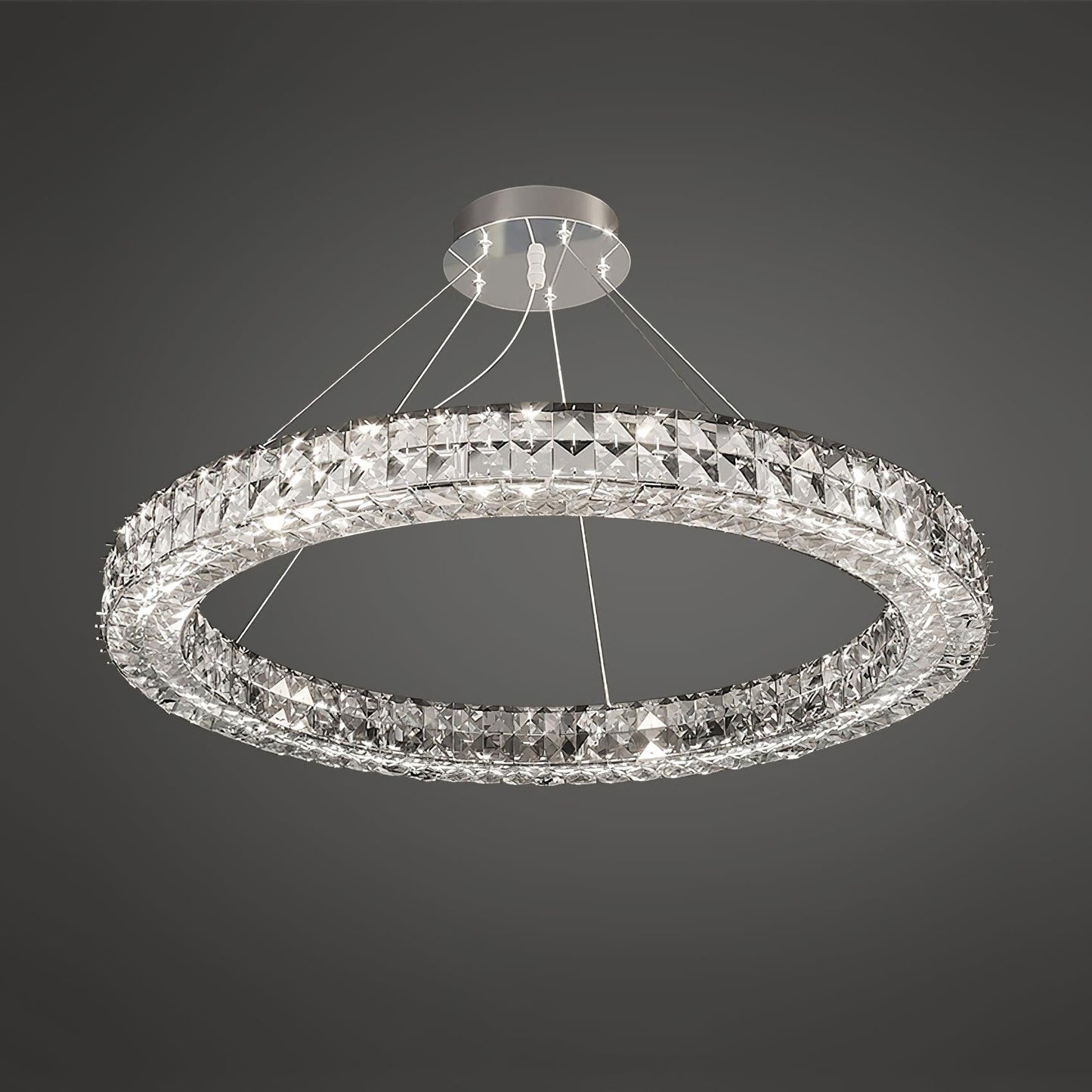 Spiridon Chandelier - Elegant Lighting Fixture with Adjustable Brightn