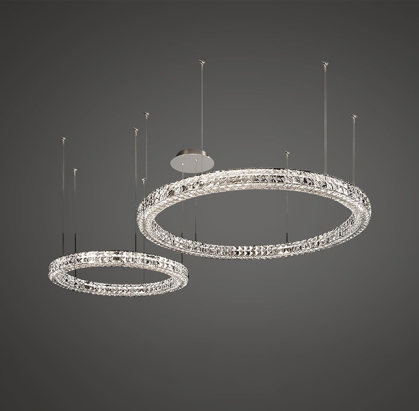 Spiridon Chandelier - Elegant Lighting Fixture with Adjustable Brightn