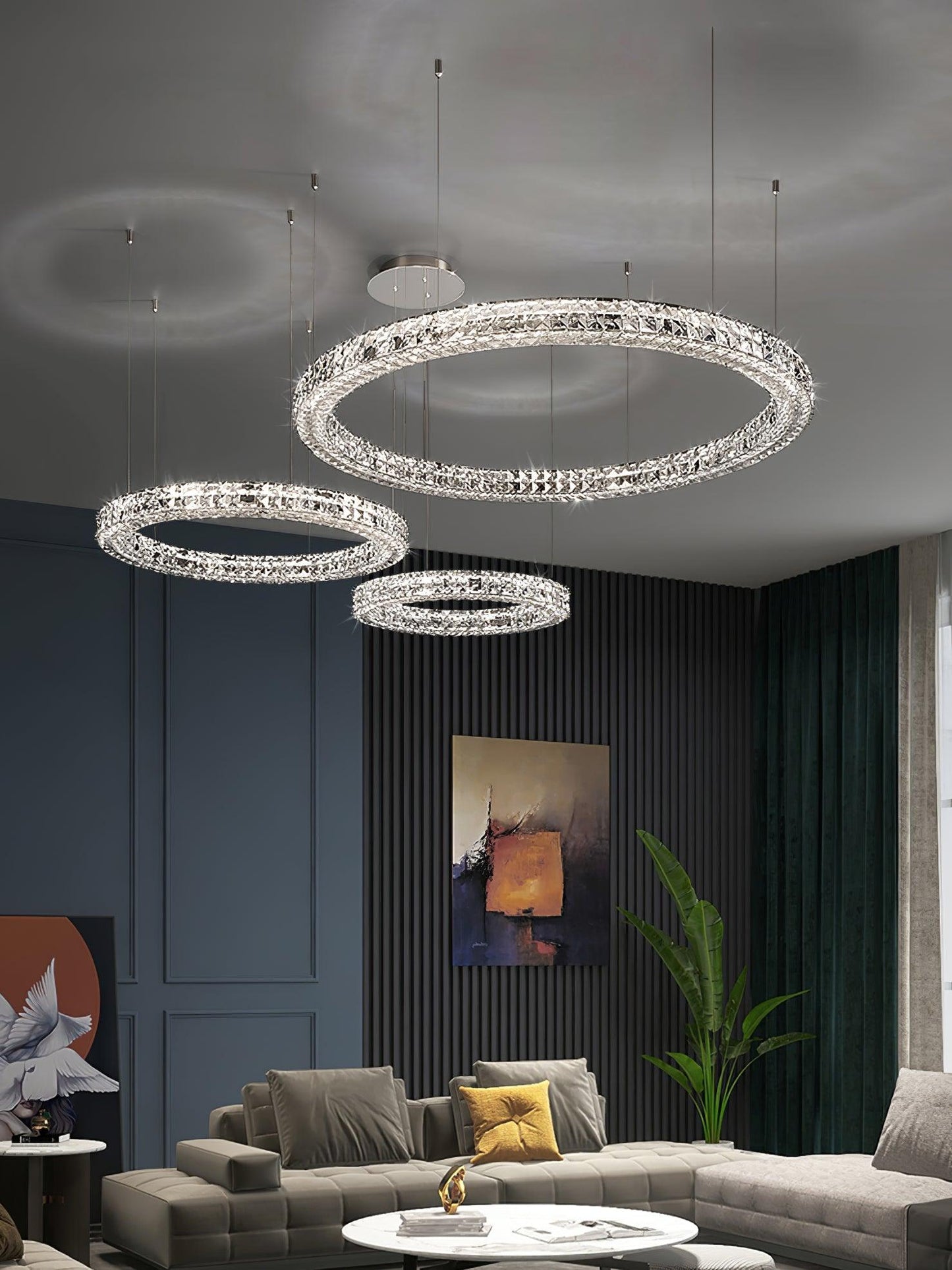 Spiridon Chandelier - Elegant Lighting Fixture with Adjustable Brightn