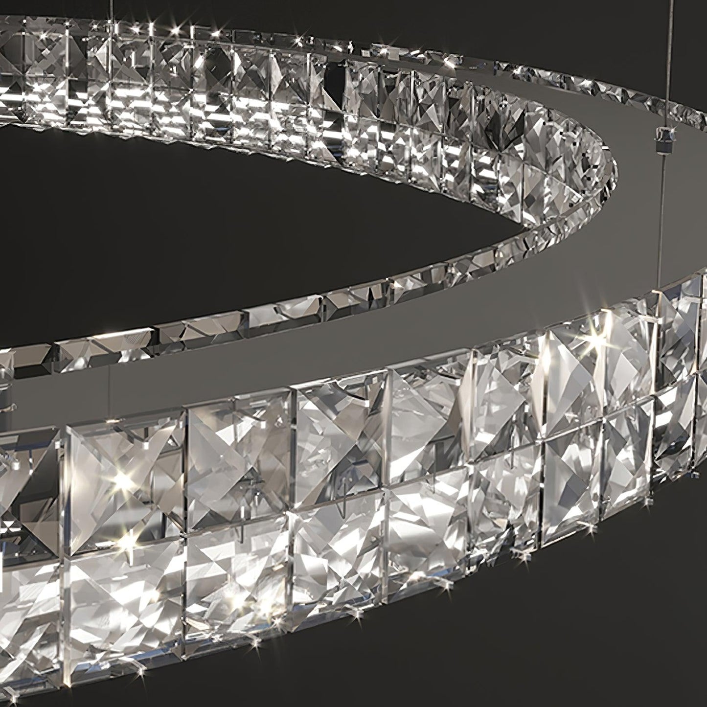 Spiridon Chandelier - Elegant Lighting Fixture with Adjustable Brightn