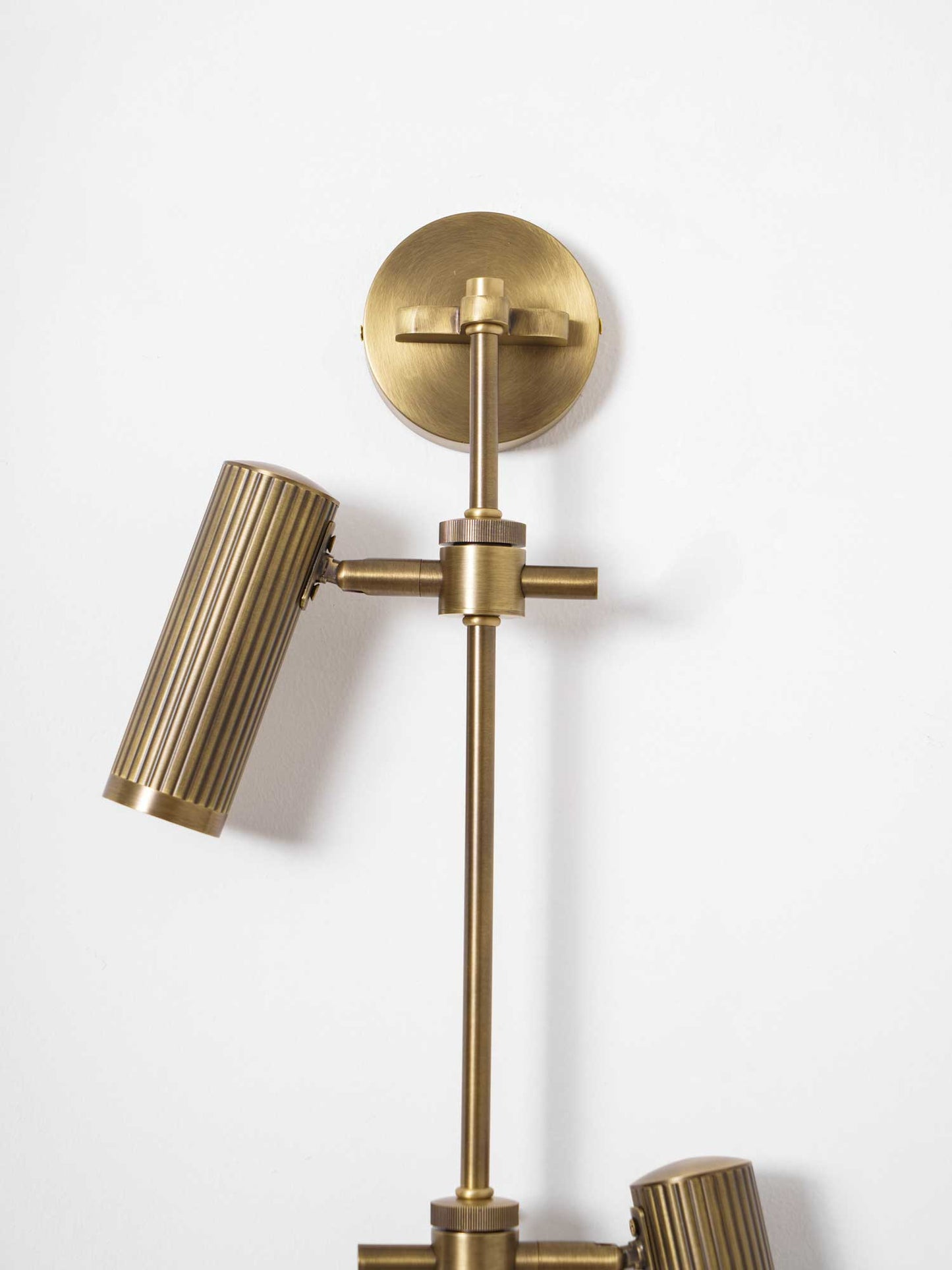 Adjustable Spot Rail Wall Light with LED Bulbs and Rotatable Head