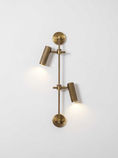 Adjustable Spot Rail Wall Light with LED Bulbs and Rotatable Head