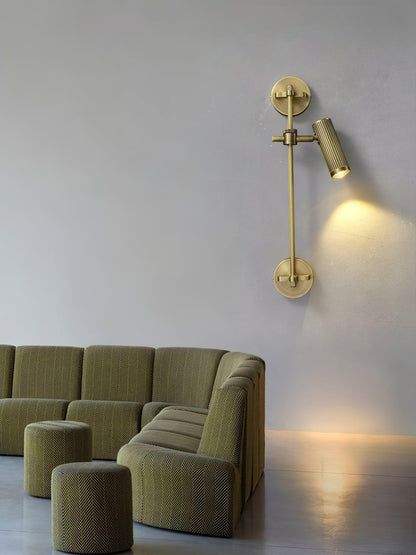 Adjustable Spot Rail Wall Light with LED Bulbs and Rotatable Head