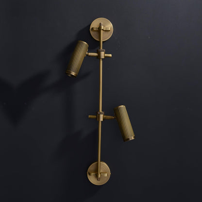 Adjustable Spot Rail Wall Light with LED Bulbs and Rotatable Head