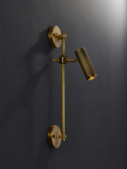 Adjustable Spot Rail Wall Light with LED Bulbs and Rotatable Head