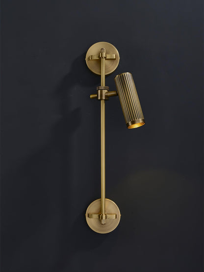 Adjustable Spot Rail Wall Light with LED Bulbs and Rotatable Head