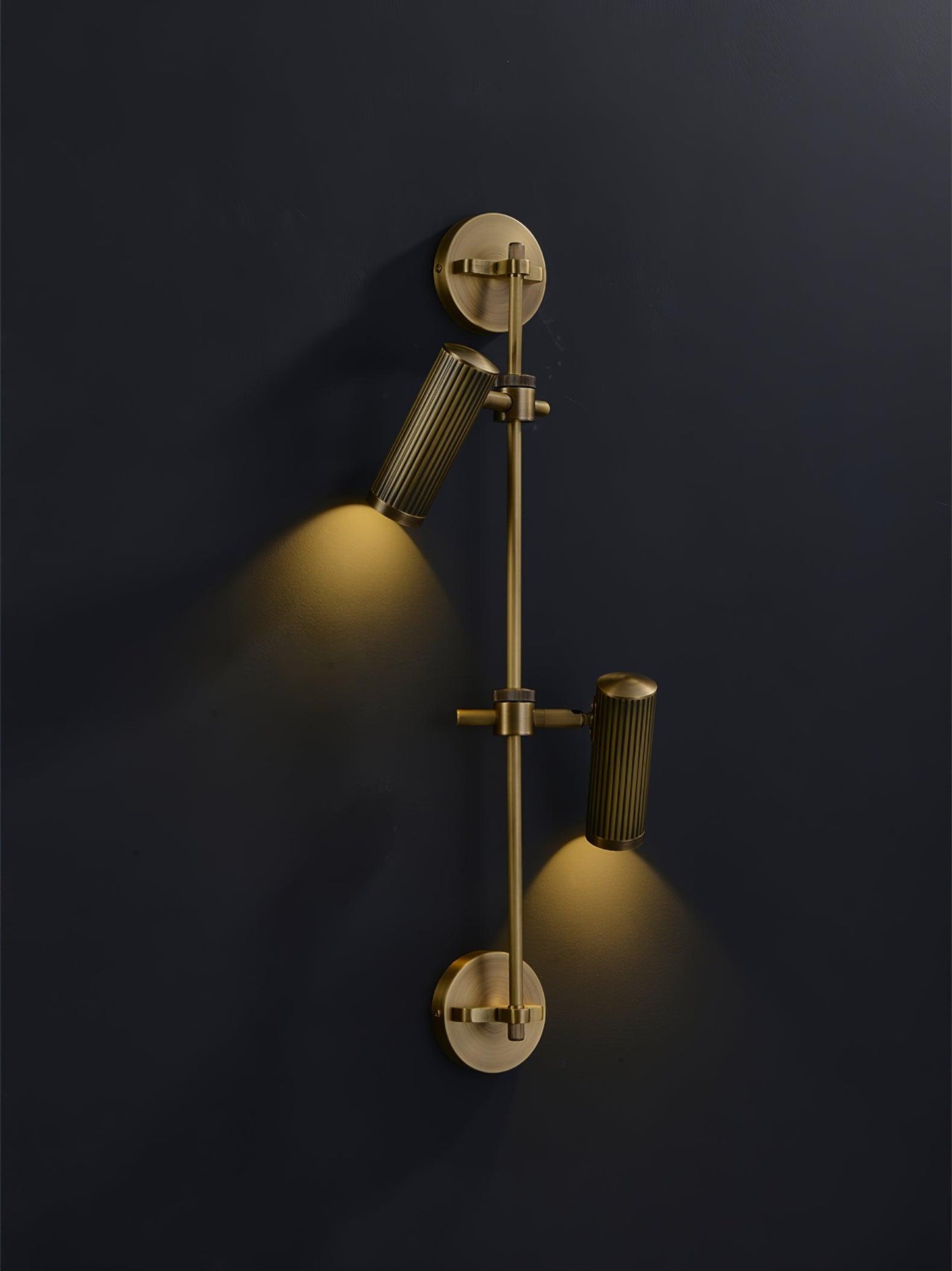 Adjustable Spot Rail Wall Light with LED Bulbs and Rotatable Head