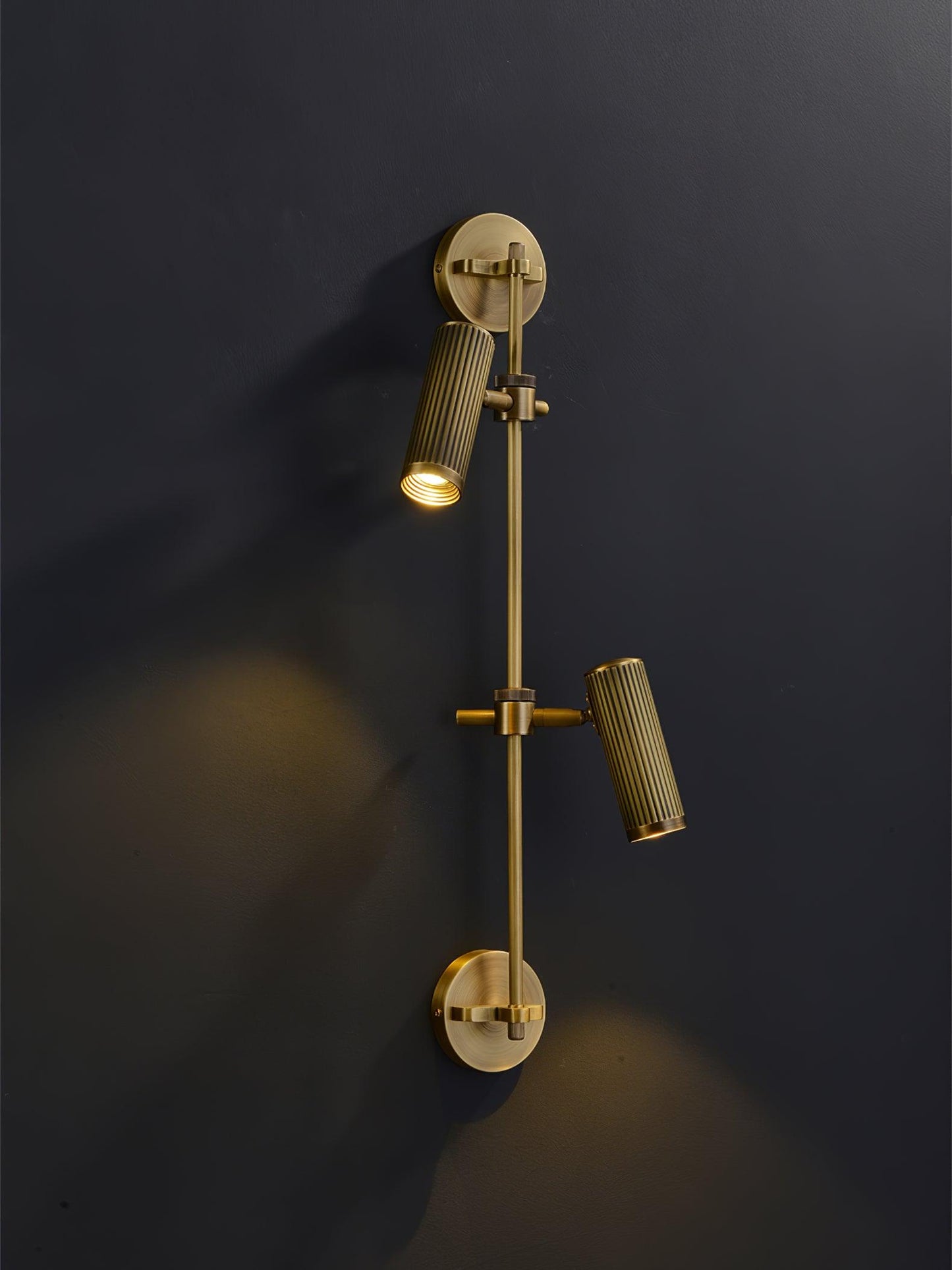 Adjustable Spot Rail Wall Light with LED Bulbs and Rotatable Head