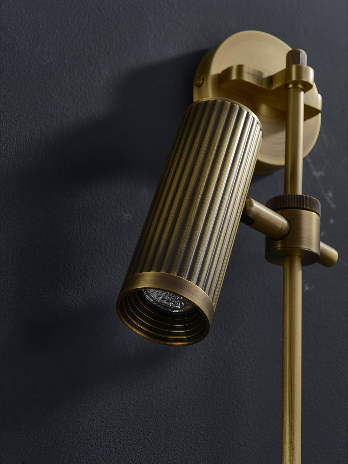 Adjustable Spot Rail Wall Light with LED Bulbs and Rotatable Head