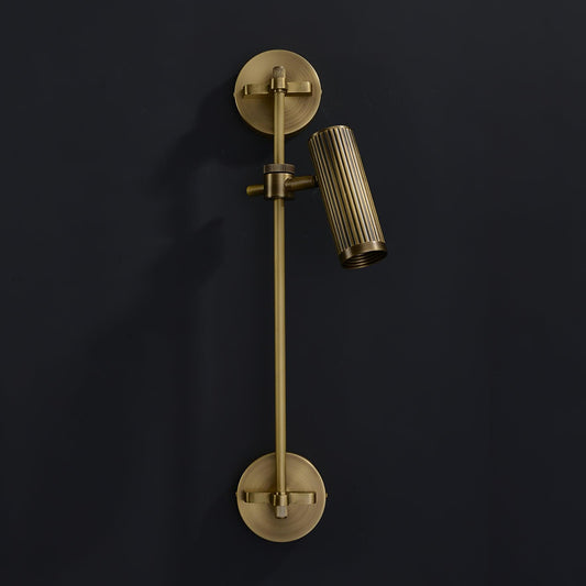 Adjustable Spot Rail Wall Light with LED Bulbs and Rotatable Head