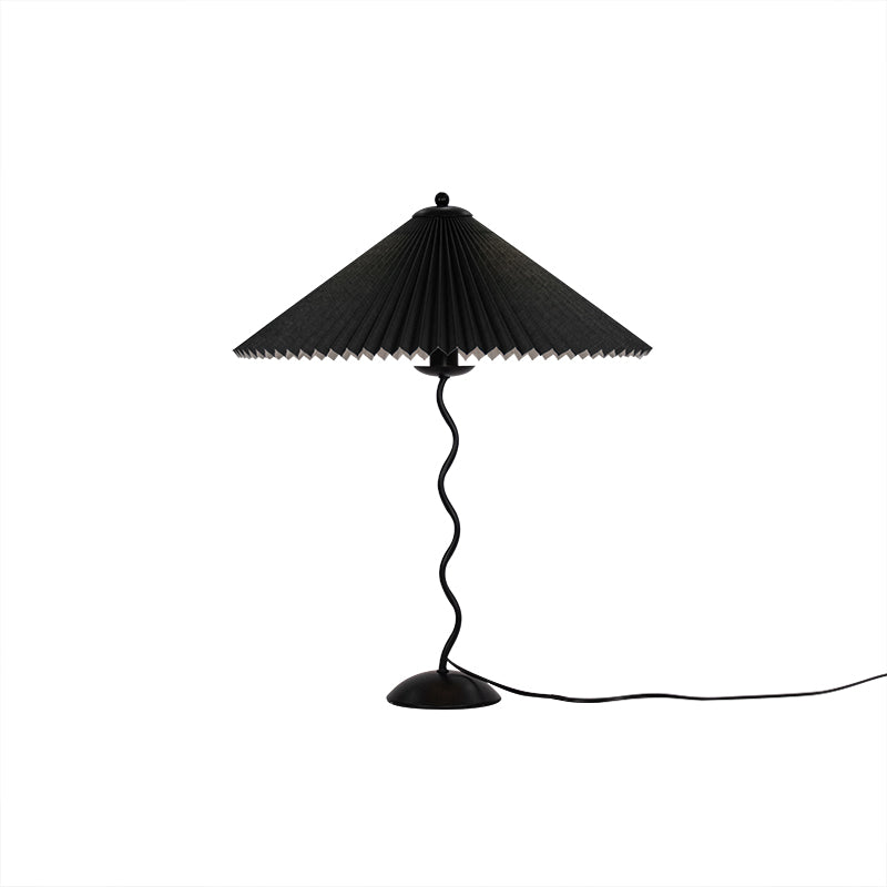 Modern Squiggle Table Lamp with Adjustable Brightness and USB Charging