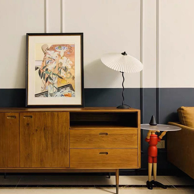 Modern Squiggle Table Lamp with Adjustable Brightness and USB Charging