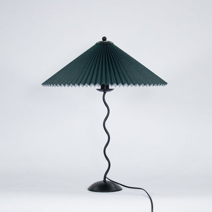 Modern Squiggle Table Lamp with Adjustable Brightness and USB Charging