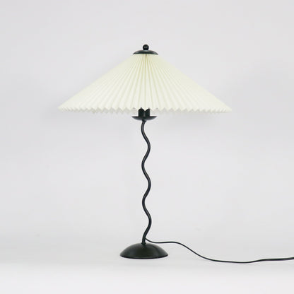 Modern Squiggle Table Lamp with Adjustable Brightness and USB Charging