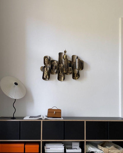 Modern Squiggle Table Lamp with Adjustable Brightness and USB Charging