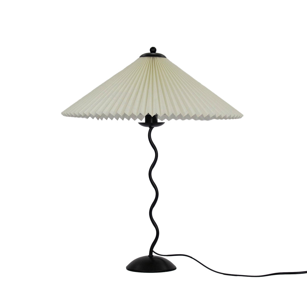 Modern Squiggle Table Lamp with Adjustable Brightness and USB Charging