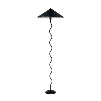 Modern Squiggle Floor Lamp with Adjustable Brightness and Energy-Effic