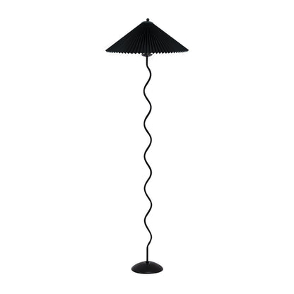 Modern Squiggle Floor Lamp with Adjustable Brightness and Energy-Effic