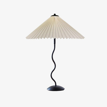 Modern Squiggle Table Lamp with Adjustable Brightness and USB Charging