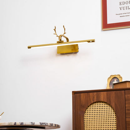 Stag Horn Wall Light - Elegant Design, Adjustable Brightness, Energy E
