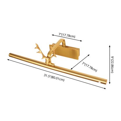 Stag Horn Wall Light - Elegant Design, Adjustable Brightness, Energy E
