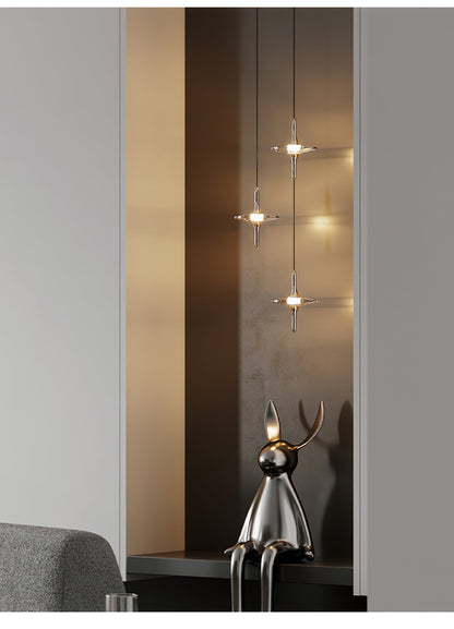 Starfall Staircase Chandelier - Elegant Design with Adjustable Height