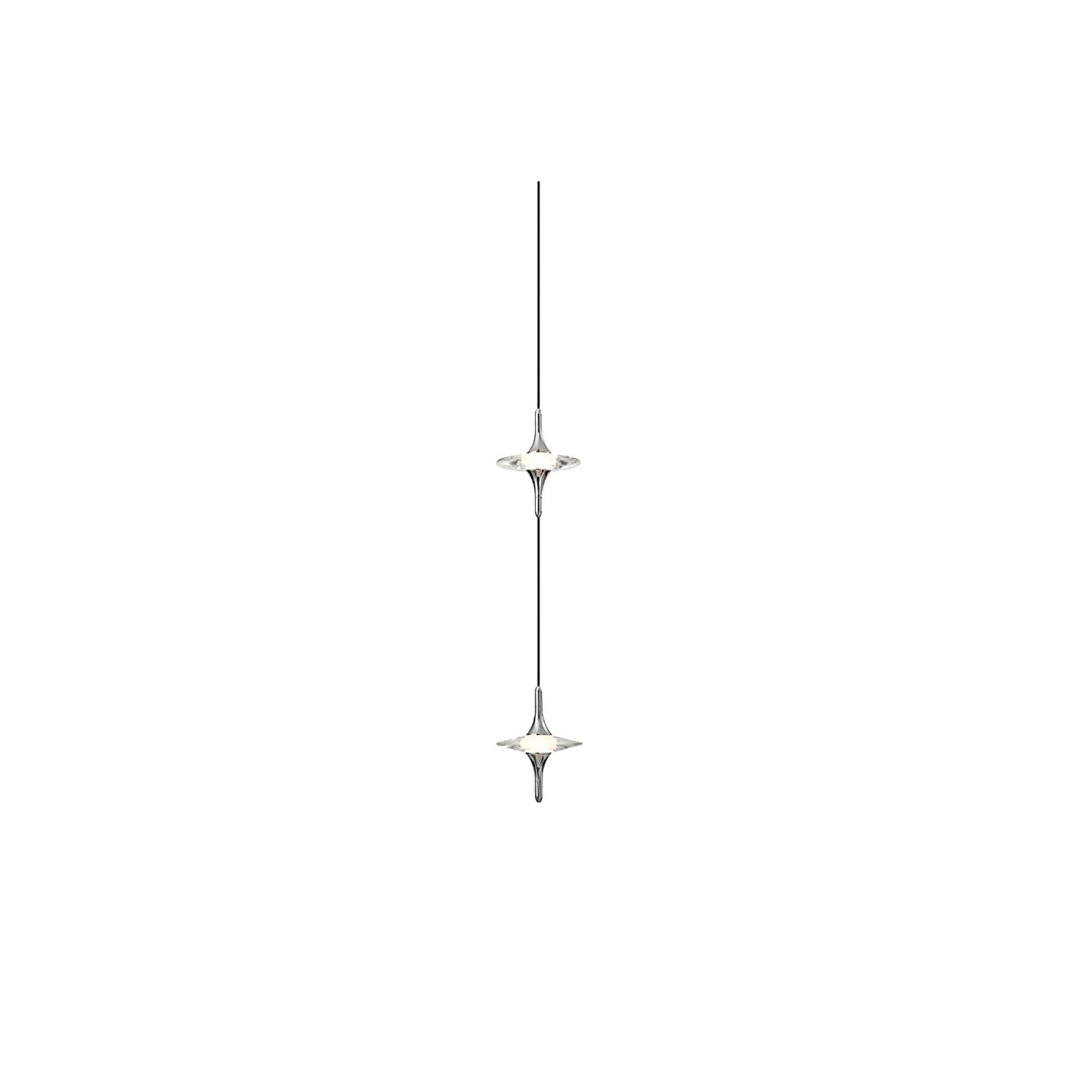 Starfall Staircase Chandelier - Elegant Design with Adjustable Height