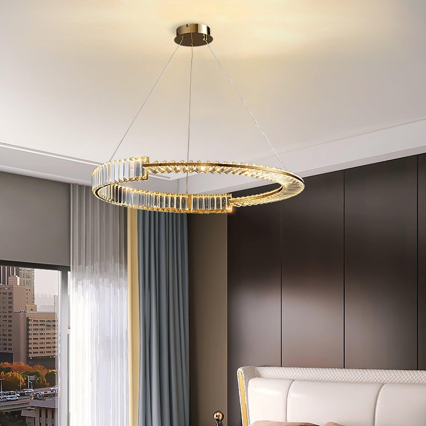 Stella LED Chandelier - Modern Design, Dimmable Brightness, Energy Eff
