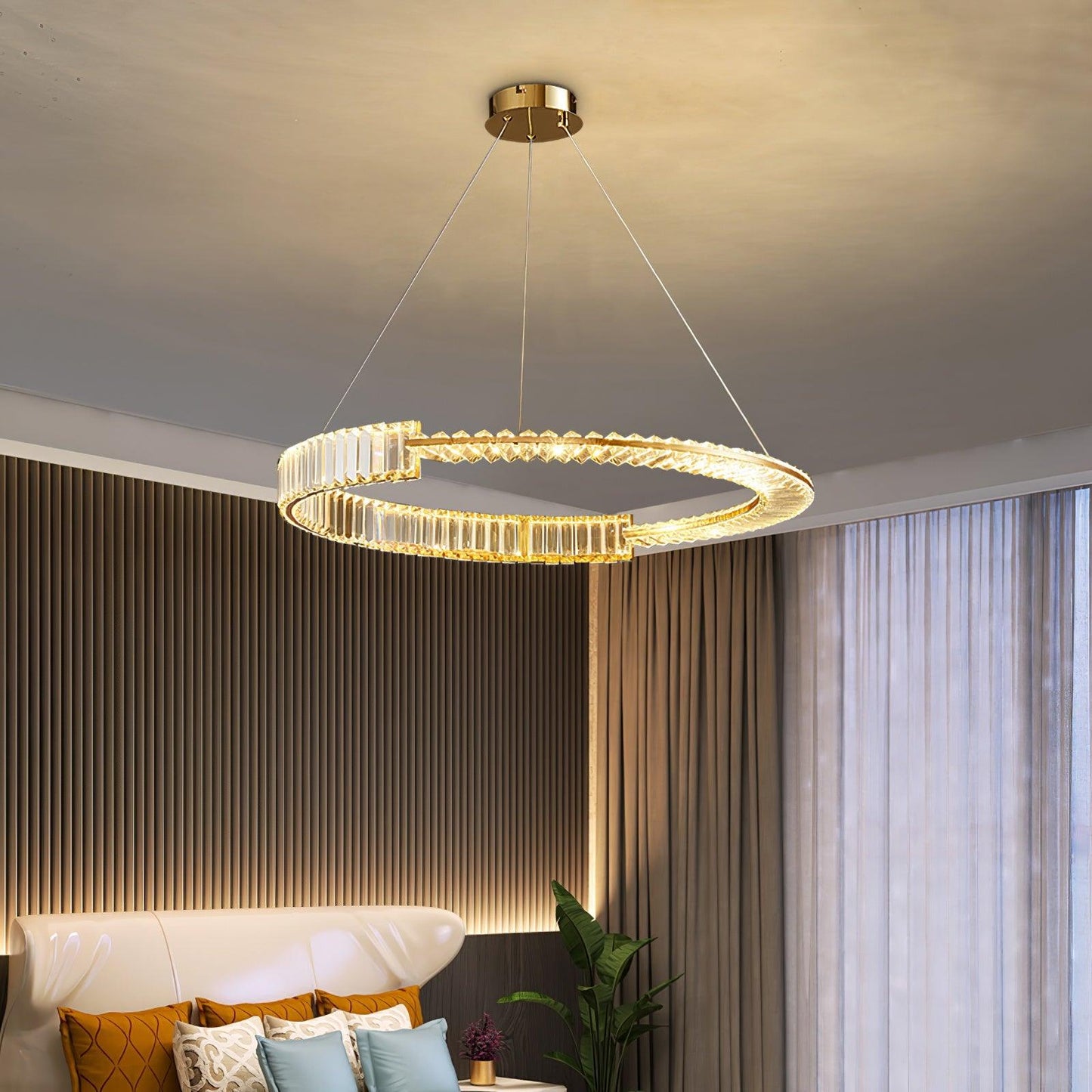 Stella LED Chandelier - Modern Design, Dimmable Brightness, Energy Eff
