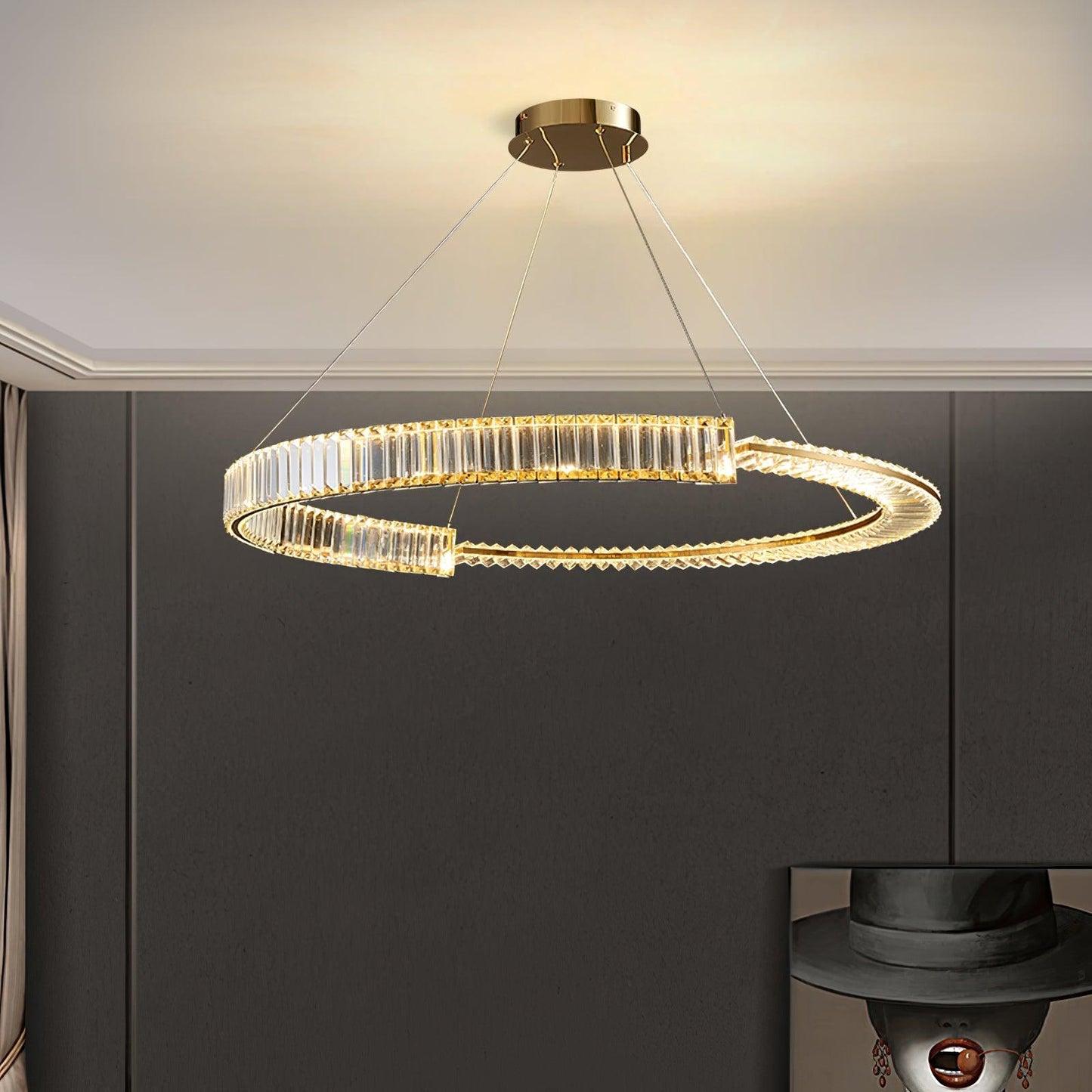 Stella LED Chandelier - Modern Design, Dimmable Brightness, Energy Eff