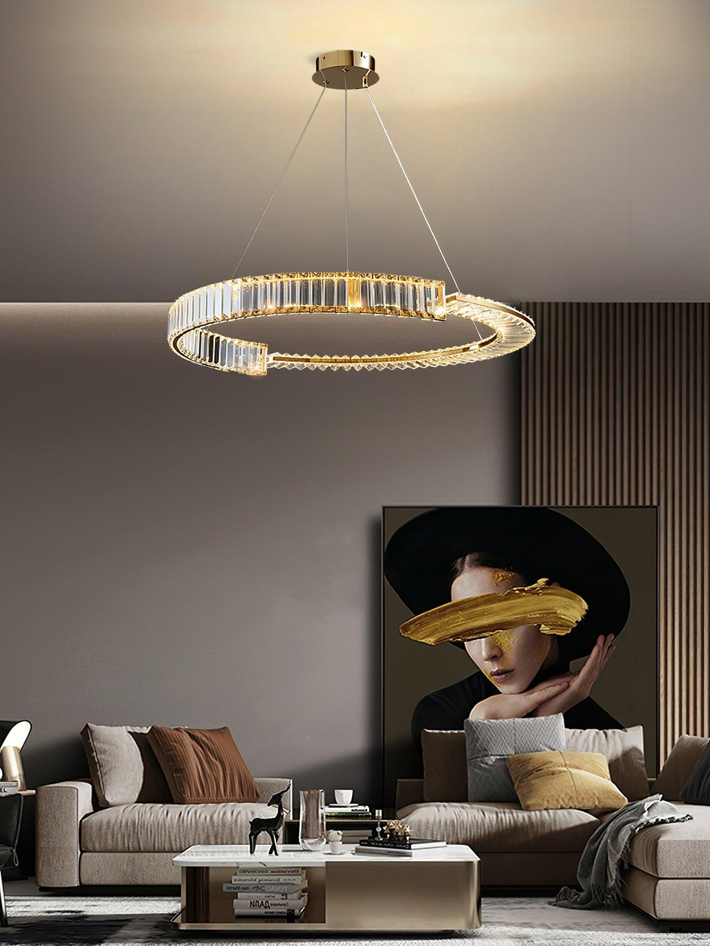 Stella LED Chandelier - Modern Design, Dimmable Brightness, Energy Eff
