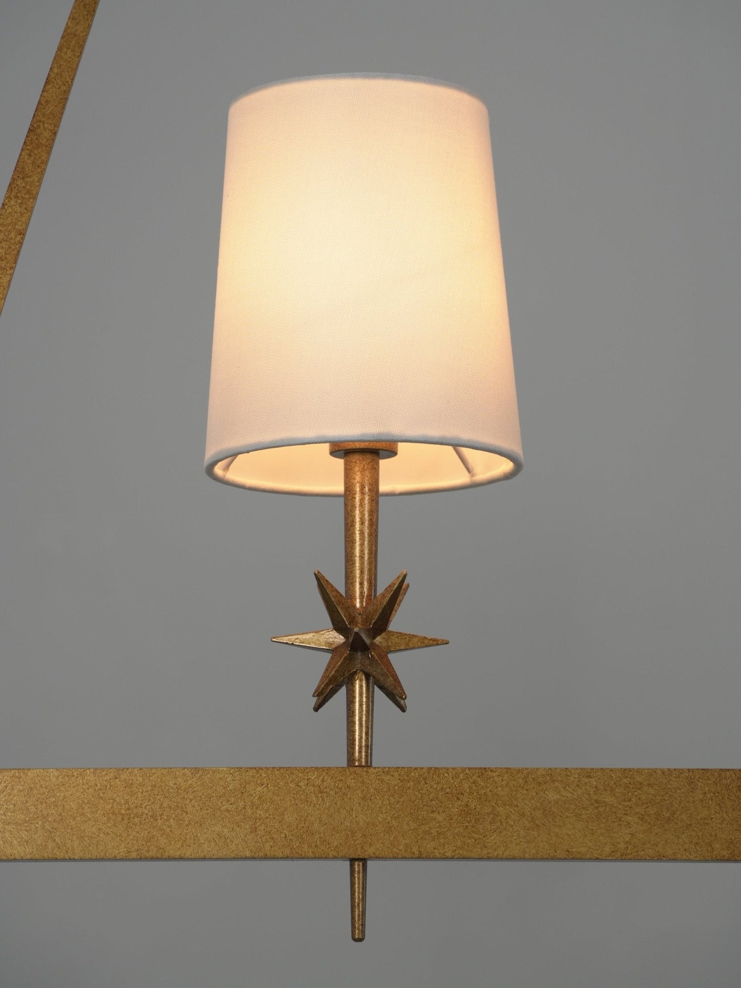 Stellar Frame Linear Chandelier - Adjustable Height, Modern Design