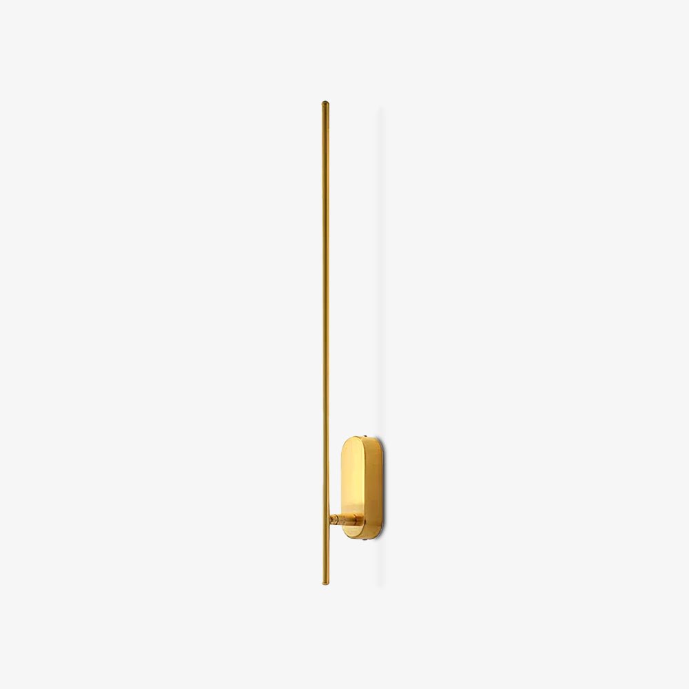 Modern Stick Shaped Metal Sconce with Adjustable Brightness & LED Ligh